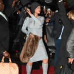 Rihanna Reveals Pregnancy Before the Met Gala Wearing Miu Miu
